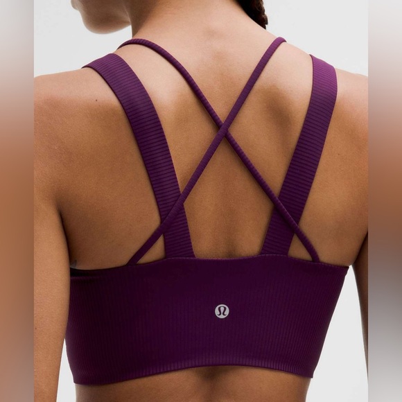 Lululemon Like a Cloud Ribbed Longline Bra D/DD Cup - Size 4 - Picture 4 of 7